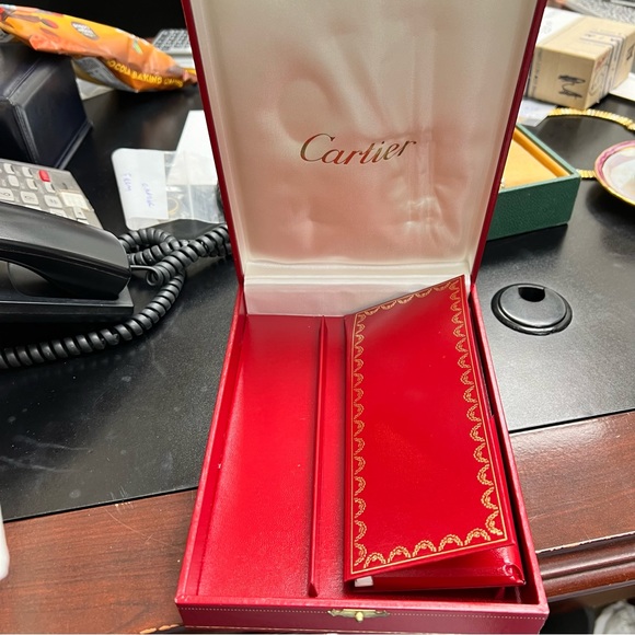 Vintage Must de Cartier Stainless Steel Pen, Pencil & Key Chain Set W Box - Picture 7 of 8